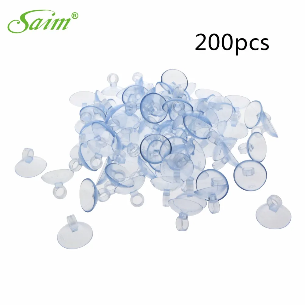

200pc/lot Saim Aquarium Sucker Fish Tank Suction Cup Aquarium Accessories Plastic Suckers Pipe Tube Holder High Quality