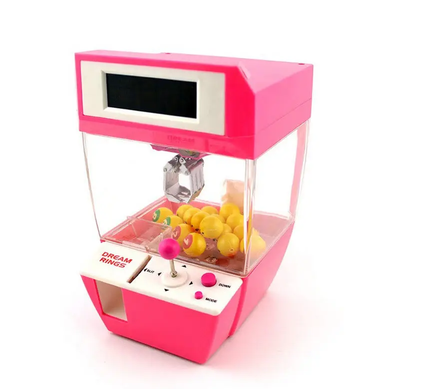 as picture show Конфеты Grabber мини коготь машины игры кран захватами игрушка коготь слот Электронная таблица часы цифровой будильник nixie настольные часы малыш - Цвет: as picture show