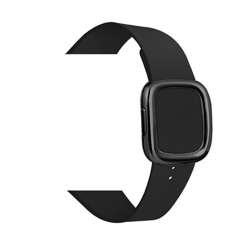 Чехол из натуральной кожи современный стиль ремешок для наручных часов Apple watch, версии 44/40 мм спортивный браслет на запястье, аксессуары для наручных часов iWatch, 4/3/2/1/42 38 м