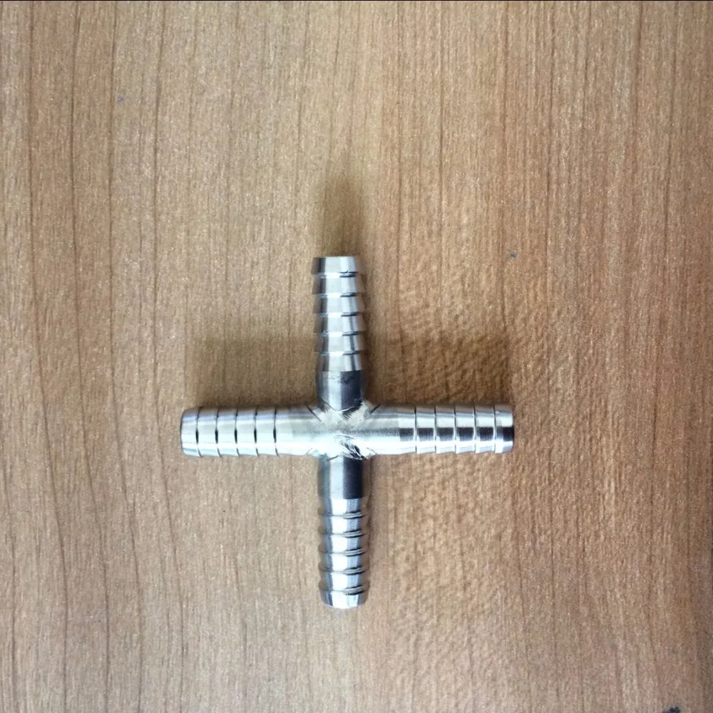Homebrew газовый плит из нержавеющей стали 304 тройник четыре U способ для разливных пивных линий-5/16"
