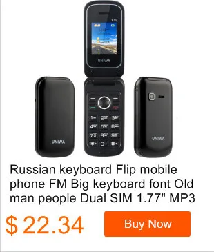 SERVO русская клавиатура флип-раскладушка мобильный телефон 1,7" две sim-карты большой шрифт FM MP3 старый человек GSM сотовые телефоны