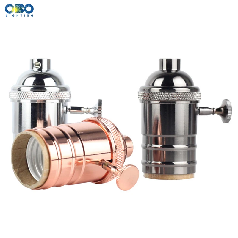 Винтажный держатель осветительной лампы алюминиевая Подвесная лампа с