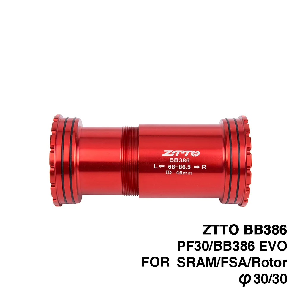 ZTTO PF30sh PF30 24 адаптер велосипедный пресс фиксатор нижние кронштейны крепления оси для MTB шоссейного велосипеда запчасти 24 мм шатуны