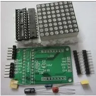 MAX7219 10 шт./лот Бесплатная доставка матричный Дисплей модуль DIY Kit SCM Управление
