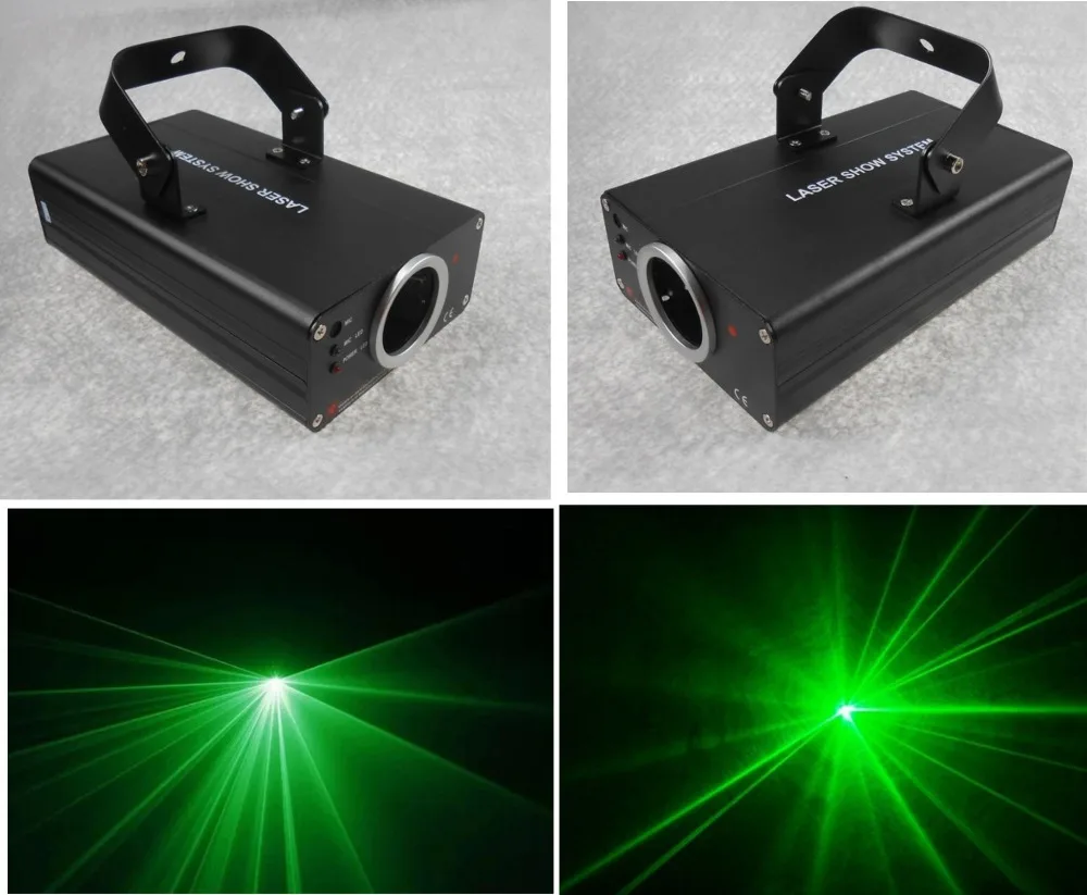 Зеленый лазерный прожектор с одной головкой 50 МВт сцсветильник нм DPSS светильник