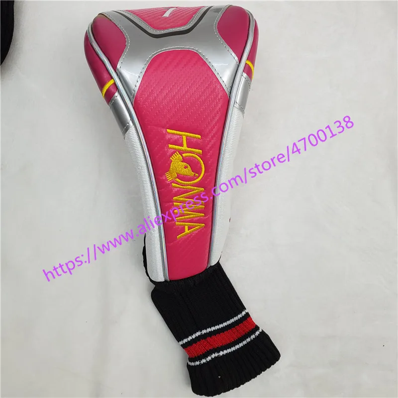 

New Women Golf Clubs HONMA S-06 4 Star Gold Color Golf Driver 11.5 Loft Graphite L Flex with Driver Clubs Head Cover