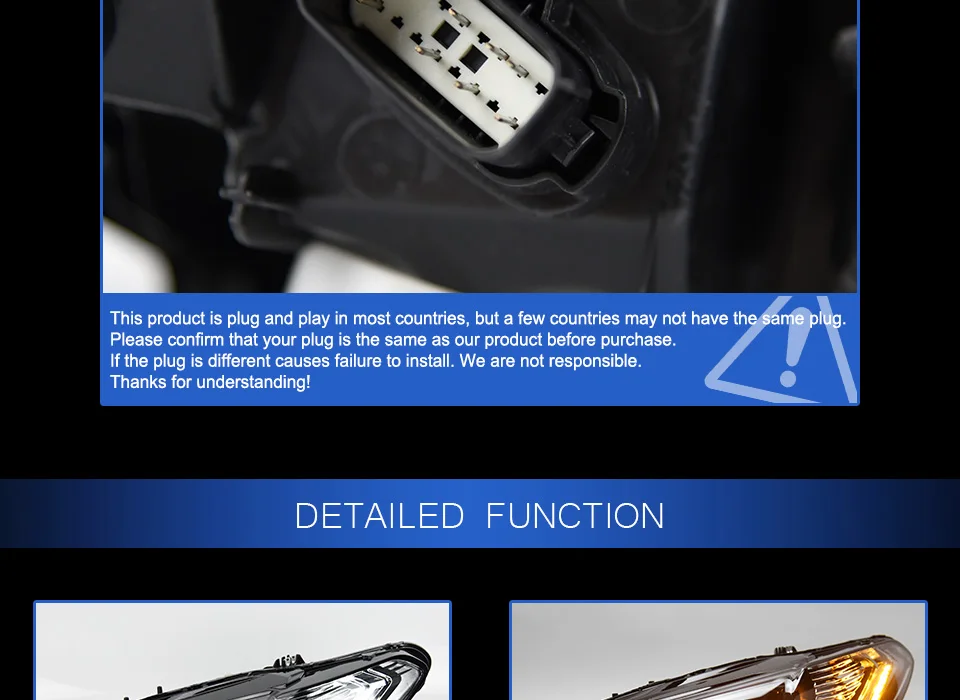 AKD автомобильный Стайлинг для Ford Fusion фара 2013- Mondeo светодиодный головной фонарь H7 D2H Hid динамический сигнал биксенон светодиодный луч аксессуары