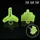 OOTDTY Новые 50 шт. прочные рыболовные тройные Крючки Чехлы для мормышек Чехлы для капотов защитные аксессуары для рыбалки инструмент