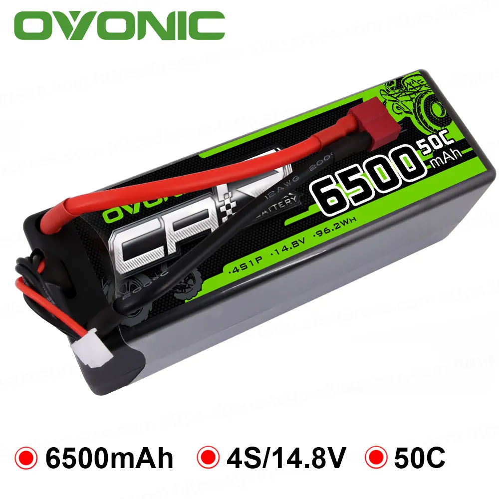Ovanic RC автомобильные аккумуляторы 6500 мА/ч Lipo аккумулятор 14 8 в с разъемом Deans XT60 XT90
