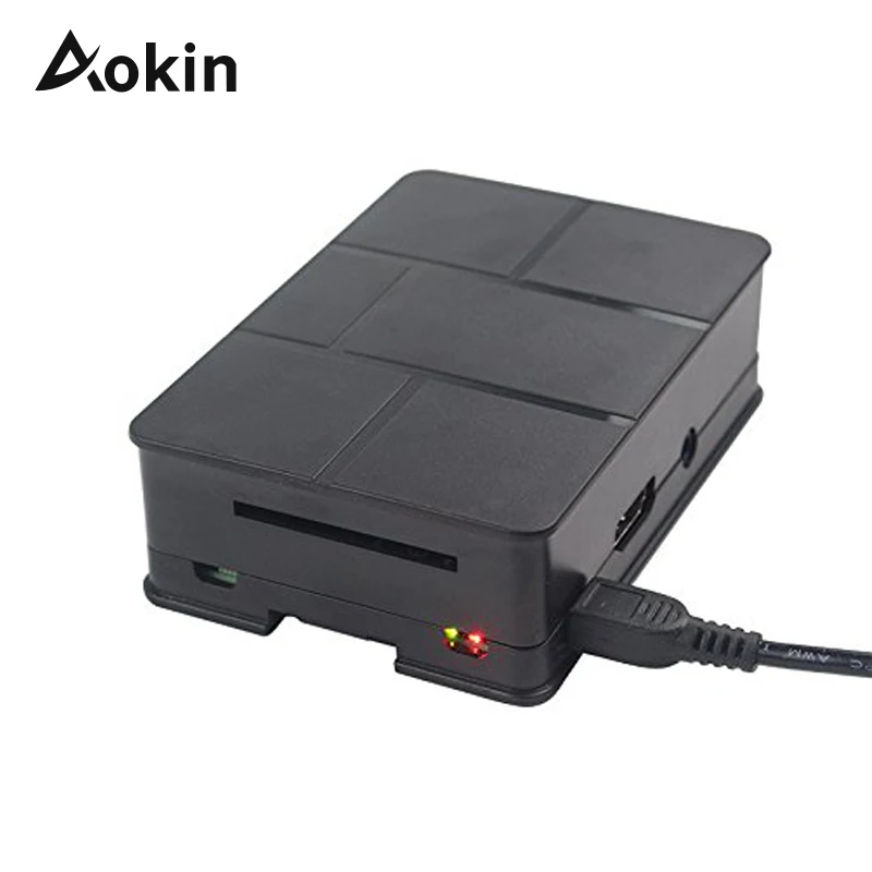 Чехол для телефона черный корпус ABS пластиковая коробка Raspberry Pi 2 Модель B и