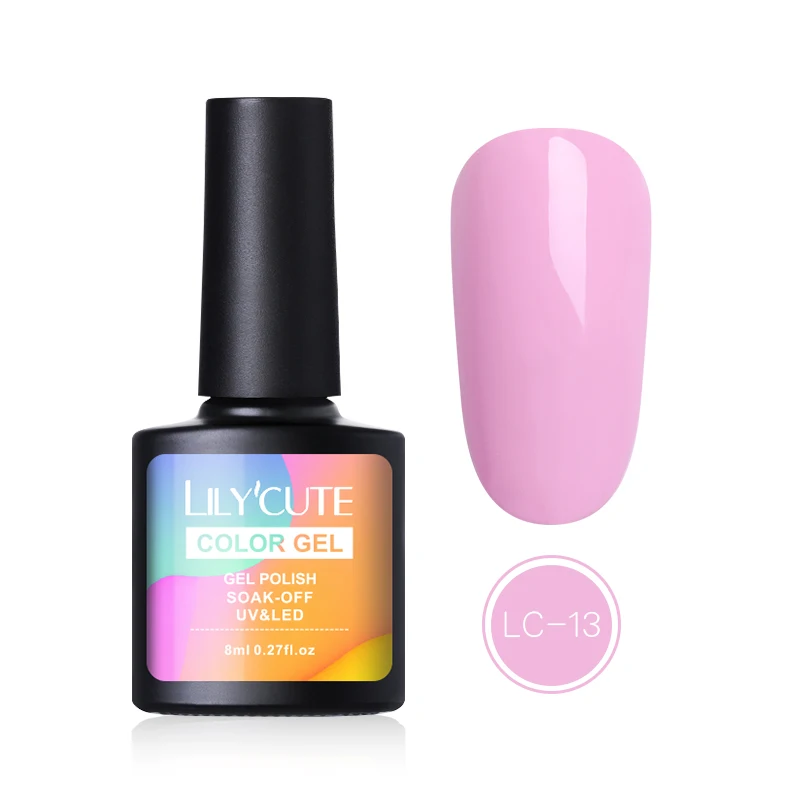 LC13 LILYCUTE 8 мл Хэллоуин УФ-гель для ногтей чистый цвет ногтей гель лак светодиодный Полупостоянный гель лак праймер для ногтей гель - Цвет: LC13