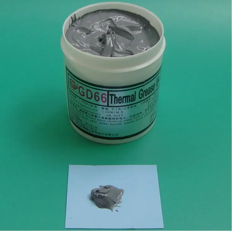 Термопаста GD66 с высокой проводимостью серая силиконовая паста вес нетто 150 г в