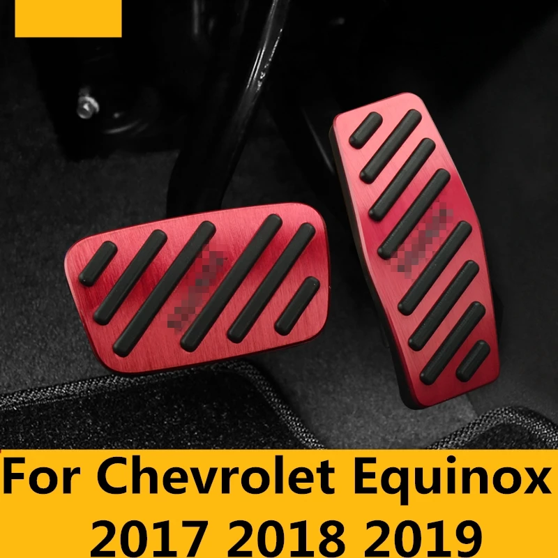 Для Chevrolet Equinox 2017 2019 автомобильный Стайлинг крышка из алюминиевого сплава для ног