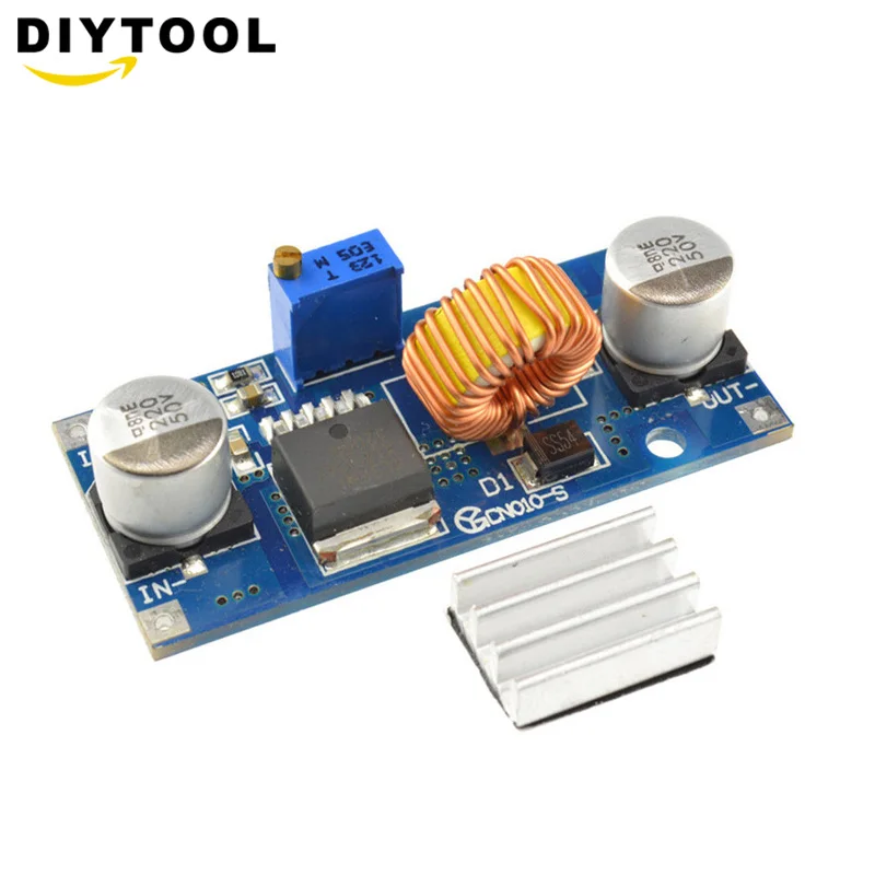 1 шт. 5A XL4015 DC-DC 4-38V до 25-36V 24V 12V 9V 5V Шаг вниз Регулируемый Питание модуль светодиодный