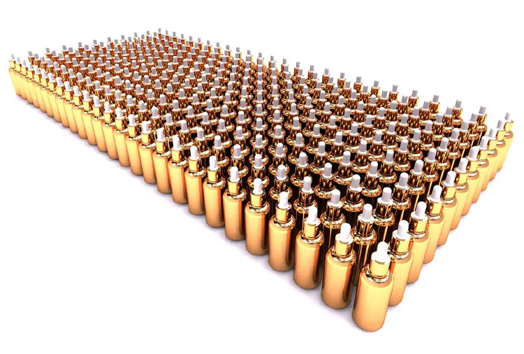 Оптовая продажа 100 шт. уникальный дизайн мл флакон-капельница для эфирное масло