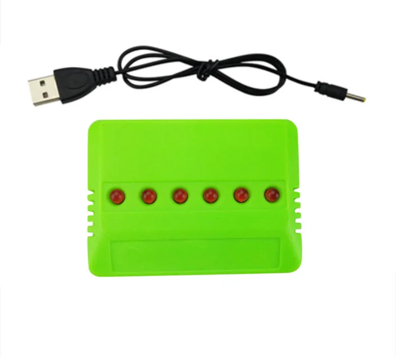 X5C Hubsan H107 USB зарядное устройство 1 в 6 3 7 В литиевая батарея баланс W разъемы для X5S X5SC