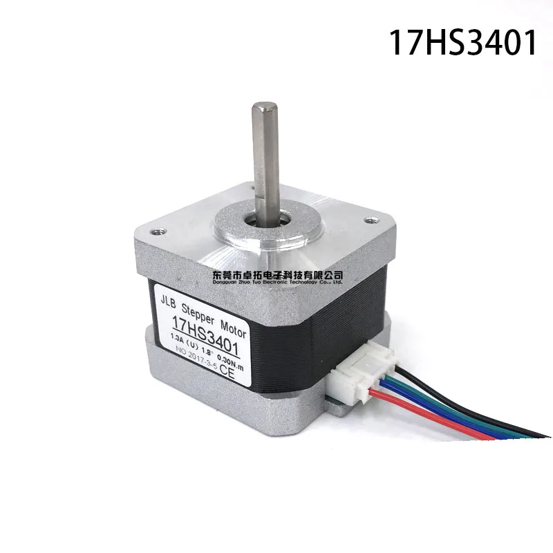 NEMA17 42 Шаговый двигатель 17HS3401 1.3A 0. 30 нм/12 в гравировальный станок 3D принтер