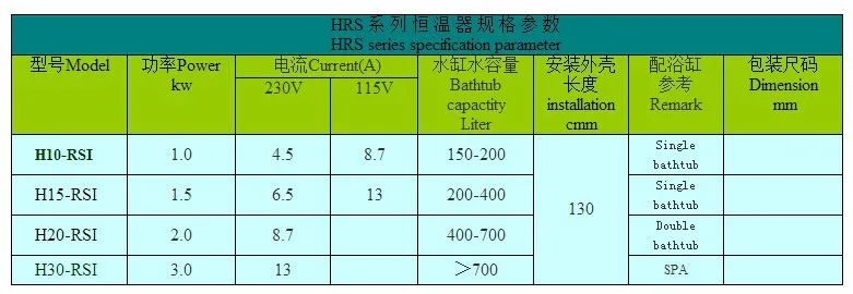 4 шт. LX H20-RSI спа нагреватель 2kw с регулируемым термостатом для ванной и спа-ванна нагреватель и спа бассейн(220 В пер. тока, 50/60 Гц