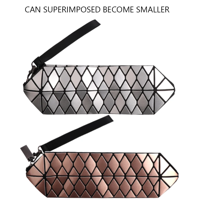 MIXDAIR косметичка с алмазной геометрией женская модная сумка на молнии для