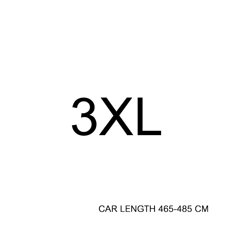 3XL Открытый полный автомобильный чехол водонепроницаемый снег пыль устойчивый зонт машина, автомобиль Защитная накидка - Название цвета: 3XL