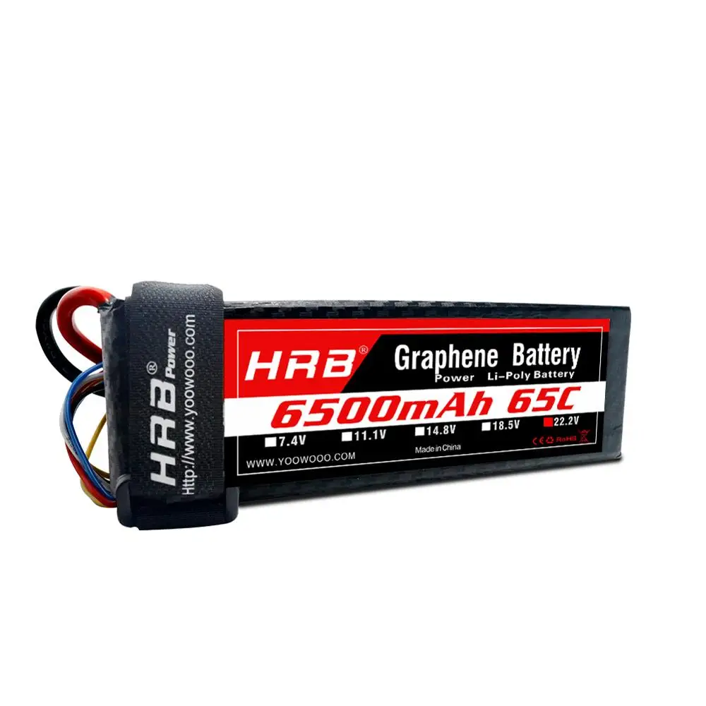 

More Powerful 6500mAh 65C- 130C Graphene Battery 2S 3S 4S 5S 6S for RC airplane Boat For Traxxas Car rc airplane