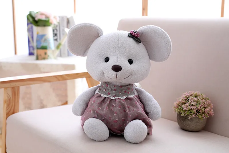 Милые плюшевые игрушки для малышей Кукла Kawaii плюшевая мышь лиса свинья кролик игрушки подарки для домашний декор для детей Подарки для любимых
