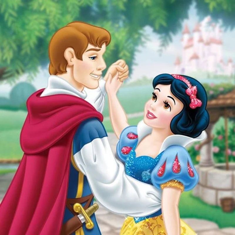 Diy 5d алмазная картина мультфильм принц и принцесса Алмазная мозаика украшение