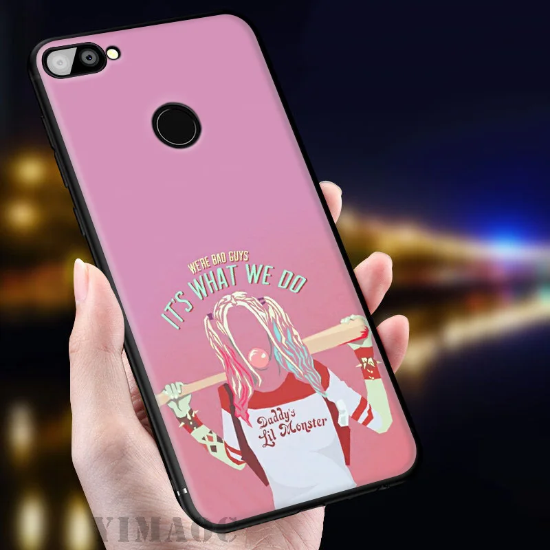&quot Харли Квинн &quotс принтами&quot отряд самоубийц мягкий чехол для huawei Honor вид 20 10 8X8