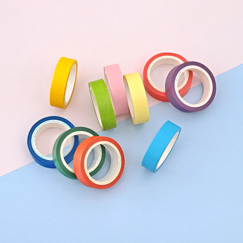 AAGU 19PCS/Set 5m Colorful Rainbow Washi Tape Set Christmas Japanese Scrapbooking Adhesive Masking Lot | Канцтовары для офиса и