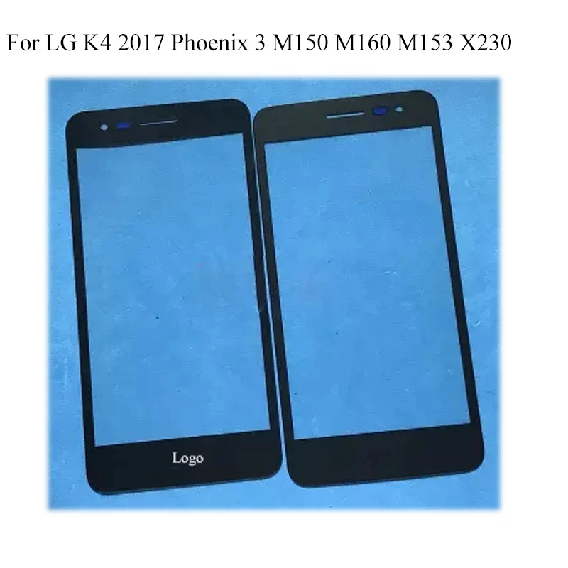 Для LG K4 2017 M160 Phoenix 3 передний Внешний сенсорный экран стеклянная линза без гибкого