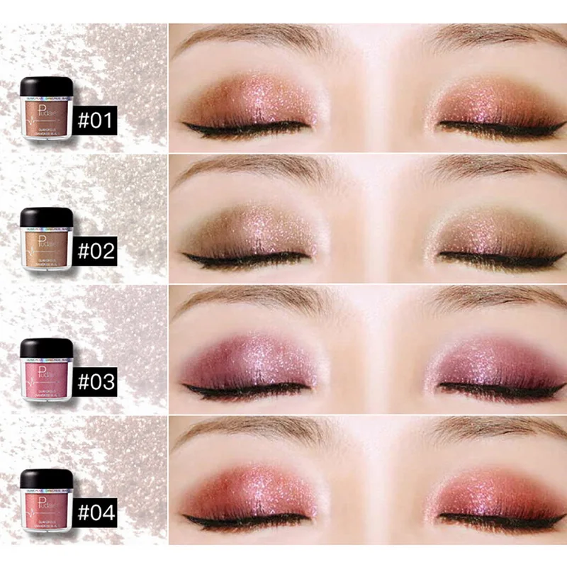Pudaier новые глаза Косметика Водонепроницаемый Красота Тени для век порошок макияж