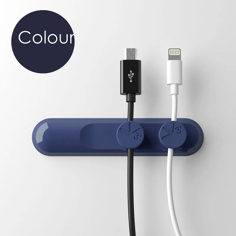Магнитный зажим для кабеля устройство зарядки Usb держатель автомобильного