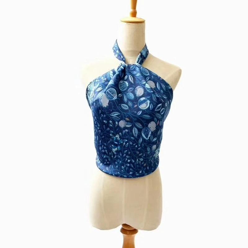 Роскошный шарф из 100% шелка шаль для женщин высококачественный Шелковый Хиджаб