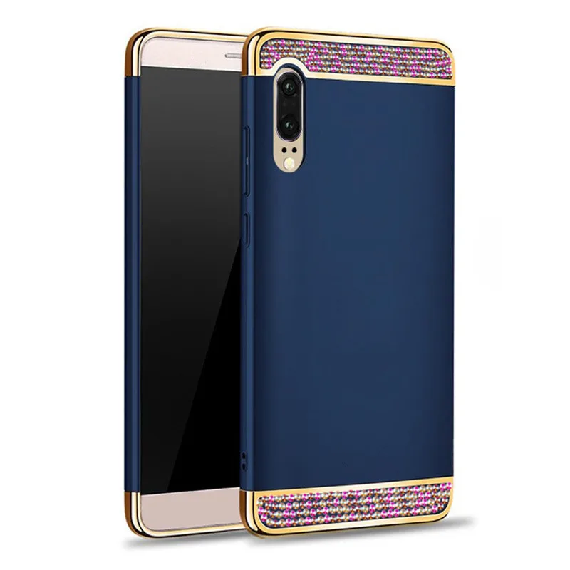 Y6 Prime 2018 блестящие жесткие чехлы со стразами для huawei Y9 Y5 Y7 PRO 2019 honor 8a pro Y3 2017 на