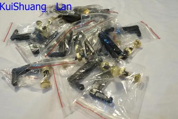 

8 pcs Cello Spinner Metal Black Chord Copper Plated Screws Paint Good Quality 1/4 1/2 3/4 4/4