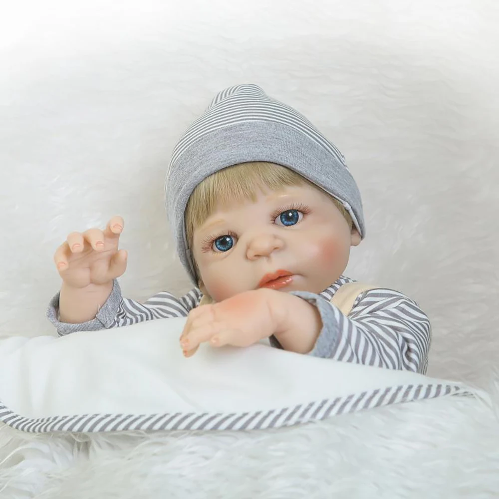 Новинка 57 см NPK 23 &quotживая кукла реборн полностью силиконовая Menina Bebe Кукла девочка