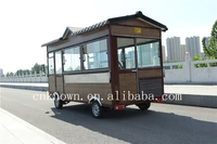 factory directly supply mobile dining car electric customized food vendor cart