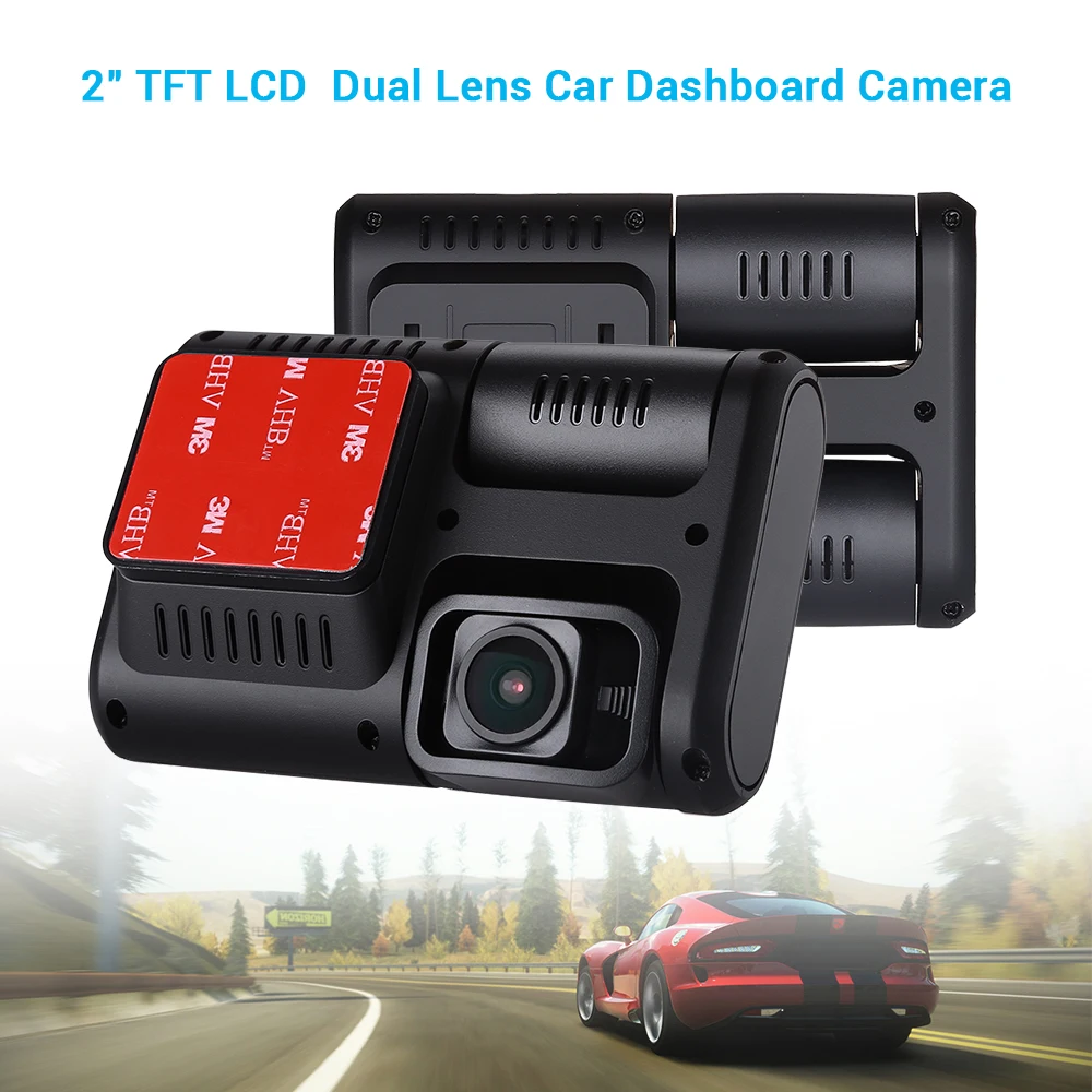 Автомобильный видеорегистратор 1080P двойная камера GPS Sony IMX323 Full HD двойной объектив
