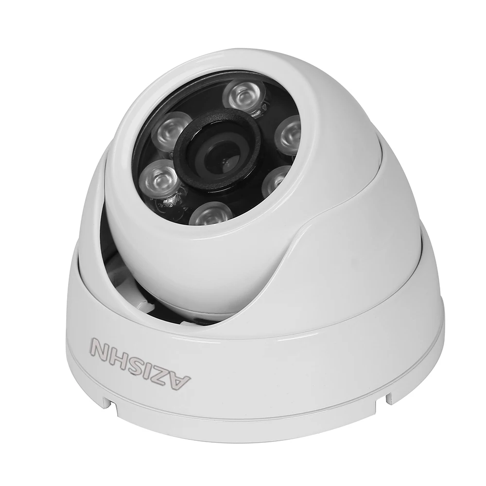 AZISHN 24IR светодиодная купольная ip камера POE 720 P/960 P/1080 P P2P ONVIF для помещений/улицы
