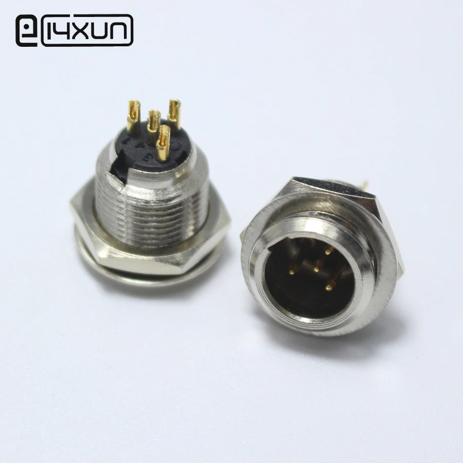 1 шт. мини XLR 4 контактный Штекерный разъем маленький Аудио Микрофон сварной