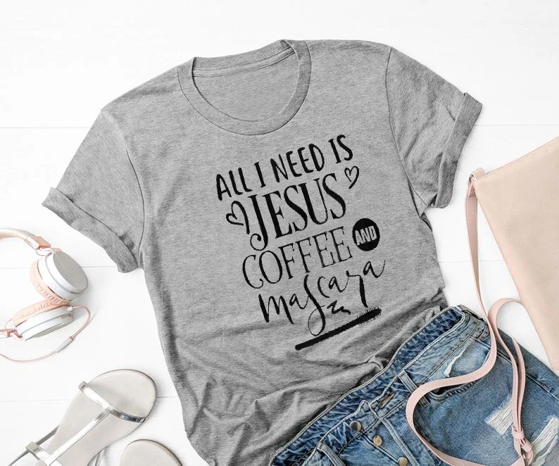 Jesus Coffee And тушь для ресниц с круглым вырезом летняя новинка Высококачественная