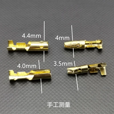 

50 sets 4mm Motorcycle Bullet Connector 4mm Male & Female Socket Crimp Terminals