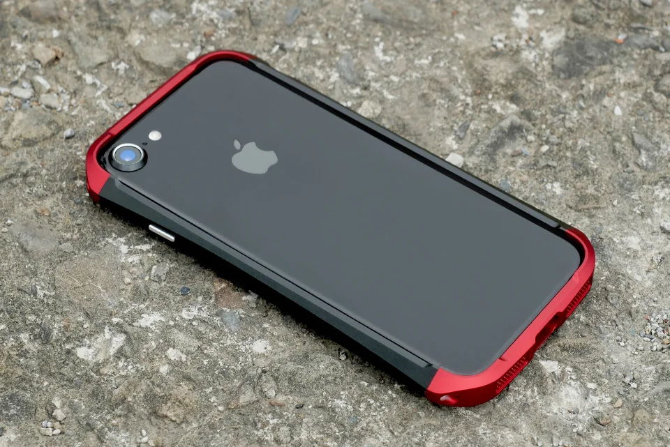 DEVILCASE для iPhone 7 7 Plus тип X бампер рамка Антидетонационная алюминиевая отливка+ пластиковая гибридная цветная конструкция