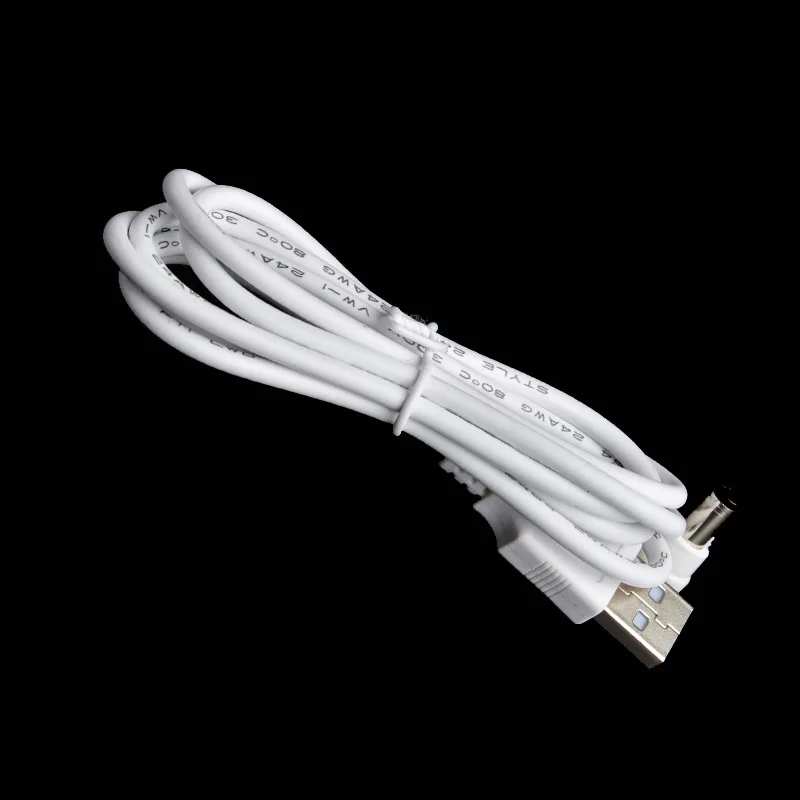 Штепсельная Вилка постоянного тока USB преобразует в 5 5*2 мм/постоянный ток 5x2 белый