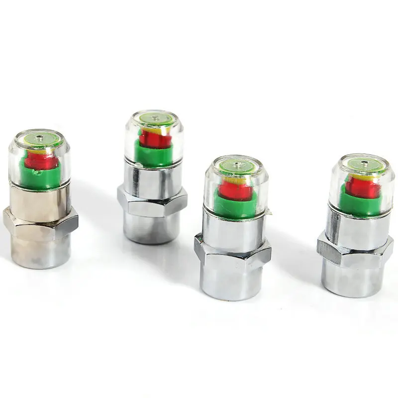 2015 High Quality Tire Valve Stem Cap 2.4 Bar Indicator Car Auto Pressure Monitor Caps|caps for water bottles|valve shut off pressurecap |
