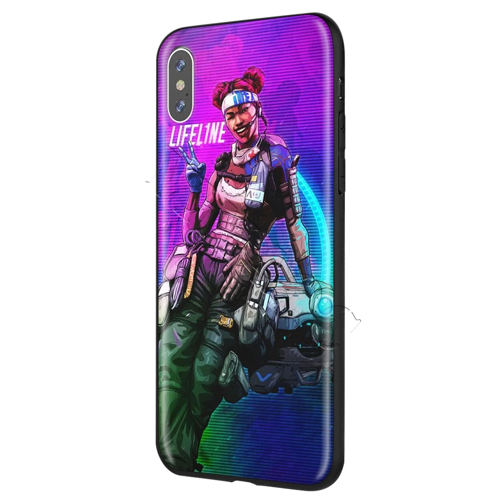 8 Мягкий силиконовый чехол для iPhone 11 Pro XS Max XR X 8 7 6 6S Plus 5 5S se - Цвет: 8