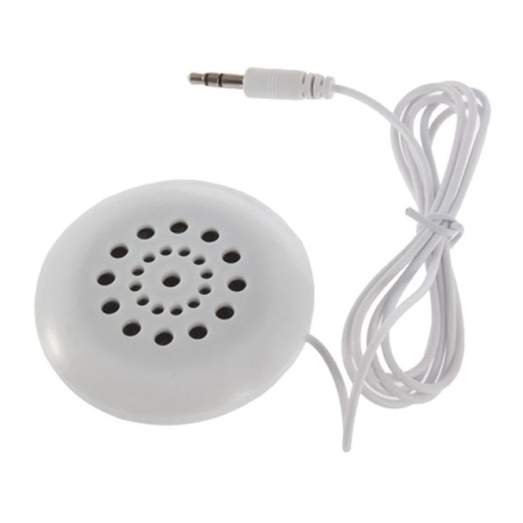 SCLS Новый 3 5 мм портативный мини-динамик Pad для MP3 MP4 CD iPod Phone белый | Электроника
