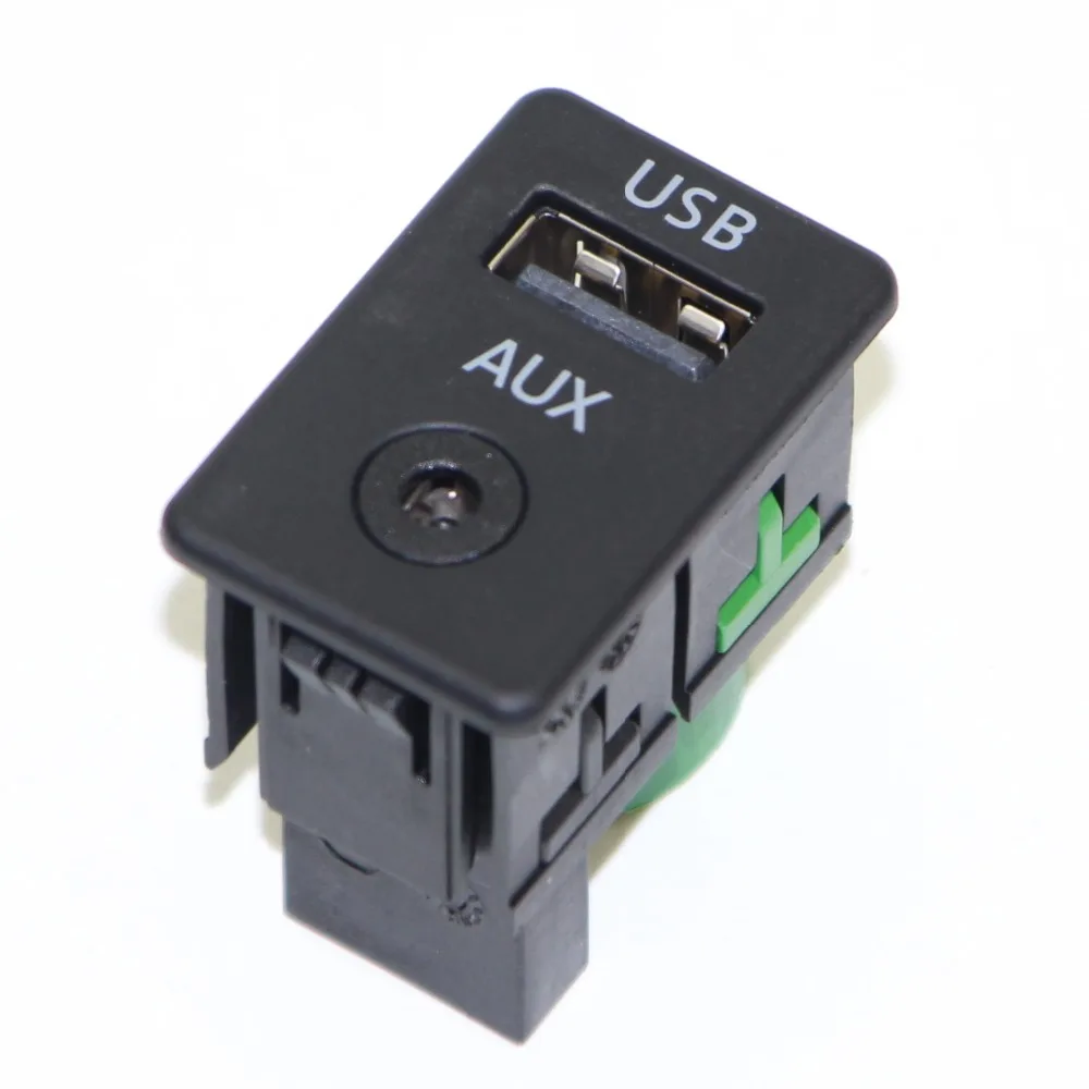 2 комплекта автомобильный AUX и USB переключатель штекер Адаптер жгут проводов Pigtail