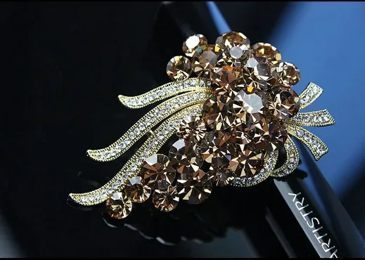 2 5 дюймов Большой со стразами идеально сочетаются с нарядным Стразы голубого