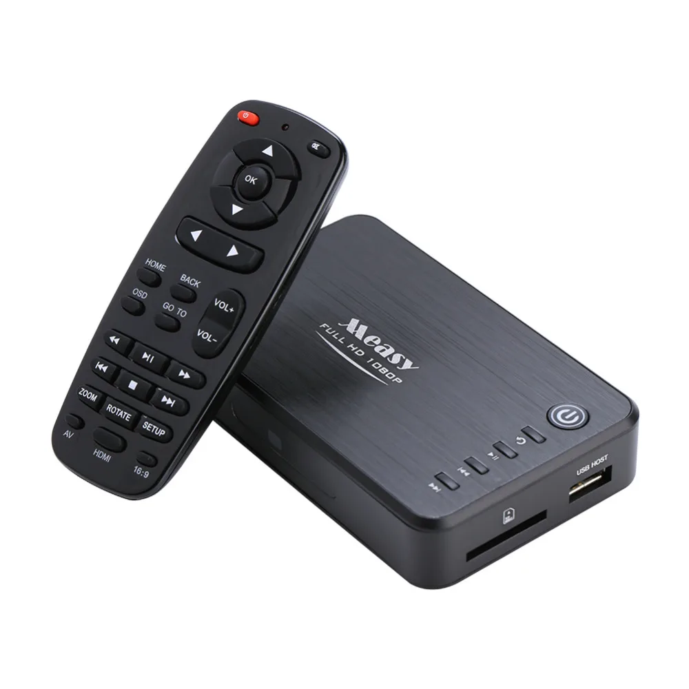Measy A1HD Full HD 1080P плеер Мультимедиа 3D HDD MKV H.264 HDMI USB HOST SD A1HD поддержка формата Blue-ray дисков